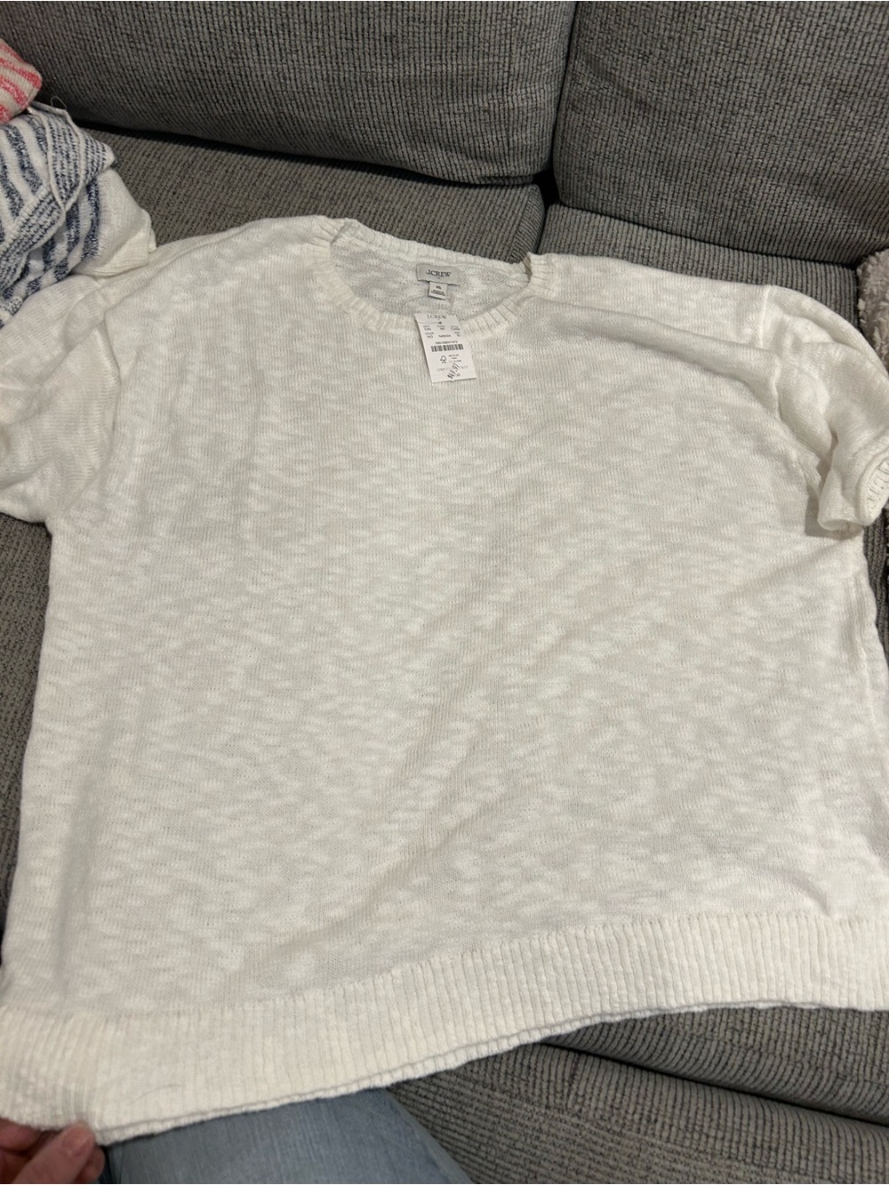 J. Crew Women’s Cream Beach Sweater